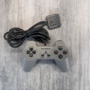 Sony Playstation 1 PsOne PS1 Gray Controller Official OEM SCPH-1080 Tested